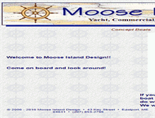 Tablet Screenshot of mooseislanddesign.com